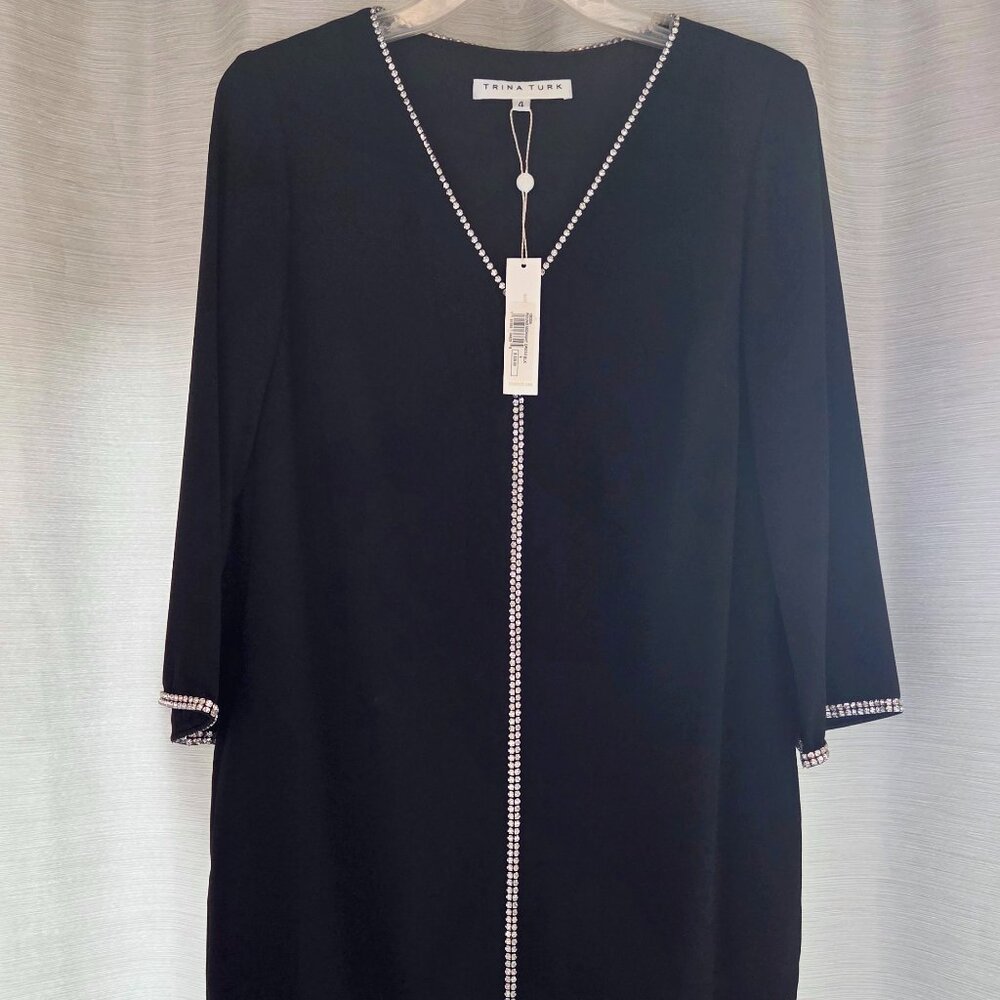💎 NWT Trina Turk "Round Midnight" Dress — Size 4 💎